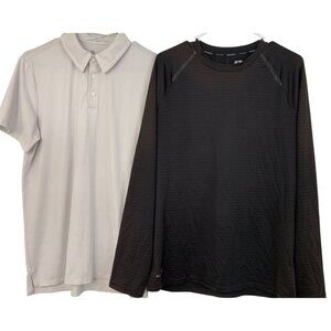 Lot Of 2 Mens Athletic Shirts M Russell & All In Motion Target Polo EUC 8860